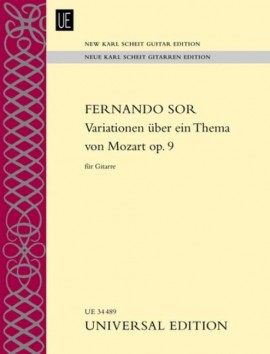 SOR F. - VARIACIONES SOBRE LA FLAUTA MAGICA - OP.9