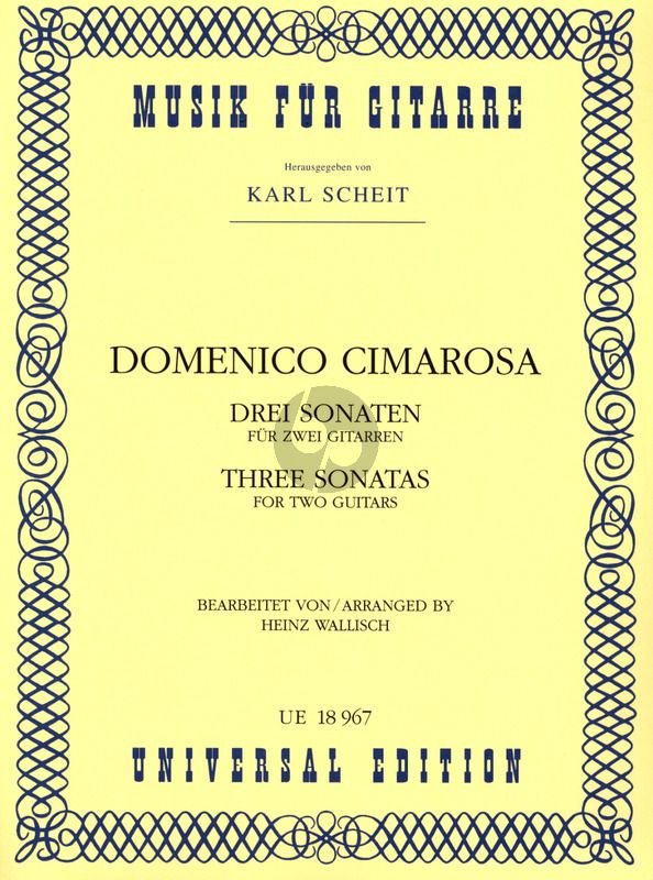 CIMAROSA D. - SONATAS (3) -