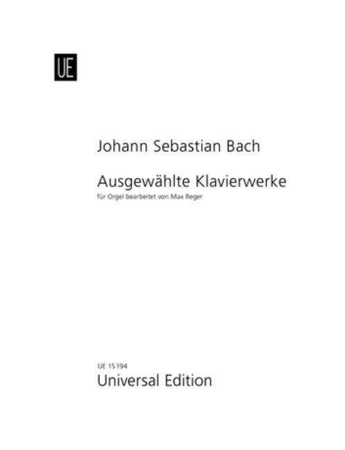 BACH J.S. - OBRAS SELECTAS DE PIANO PARA ORGANO -