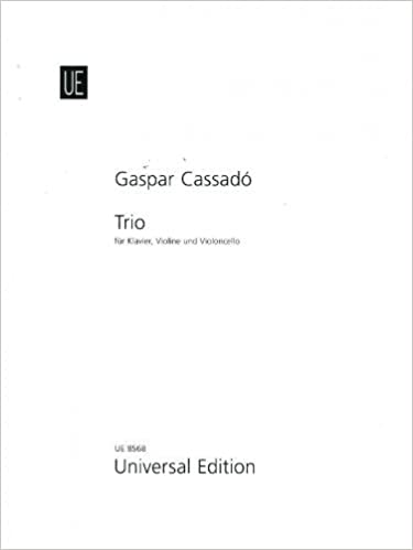 CASADO G. - TRIO VIOLIN , VIOLONCHELO Y PIANO