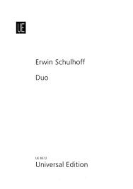 SCHULHOFF E. - DUO DE VIOLIN Y VIOLONCHELO (1925)