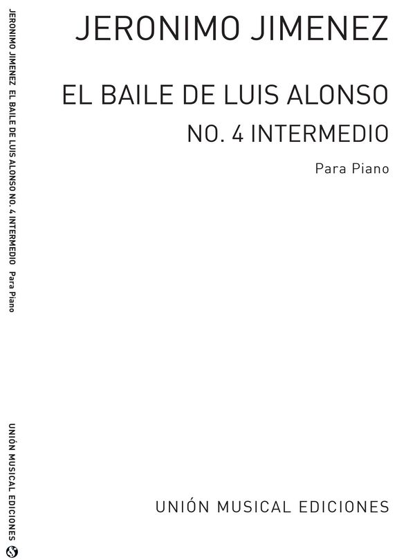 JIMENEZ J. - BAILE DE LUIS ALONSO (Nº4 INTERMEDIO) -