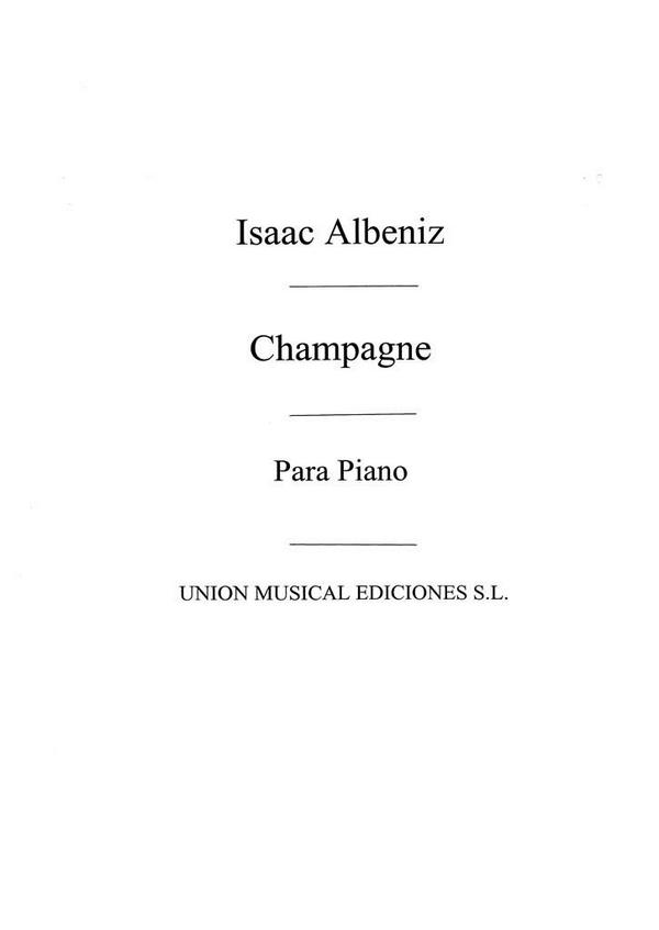 ALBENIZ I. - CHAMPAGNE,VALS DE SALON -