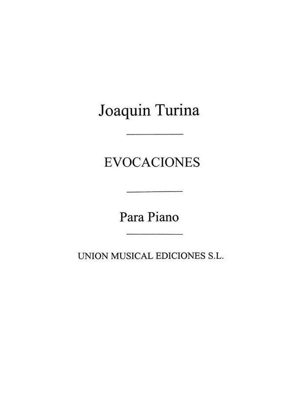 TURINA J. - EVOCACIONES, 3 PIEZAS - OP.46