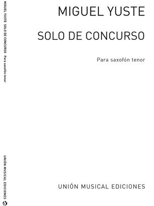 YUSTE M. - SOLO CONCURSO - SAX TENOR