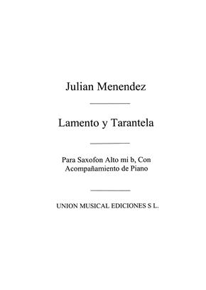 MENENDEZ J. - LAMENTO Y TARANTELA -