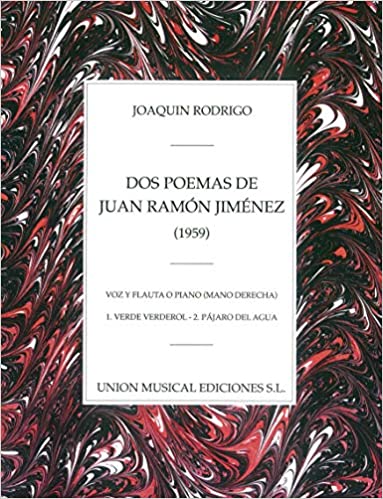 RODRIGO J. - POEMAS (2) DE JUAN RAMON JIMENEZ (1959)