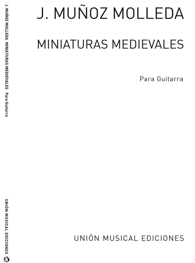 MUÑOZ MOLLEDA J. - MINIATURAS MEDIEVALES - GUITARRA