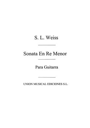 WEISS S.L. - SONATA RE m (ORIG.LAUD) -