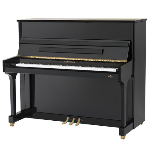 PIANO VERTICAL - PERZINA UP-122 KONSUMAT (NEGRO BRILLO)