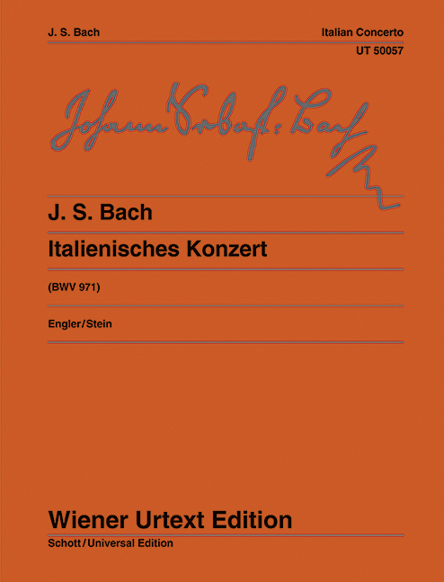 BACH J.S. - CONCIERTO ITALIANO URTEXT - BWV.971