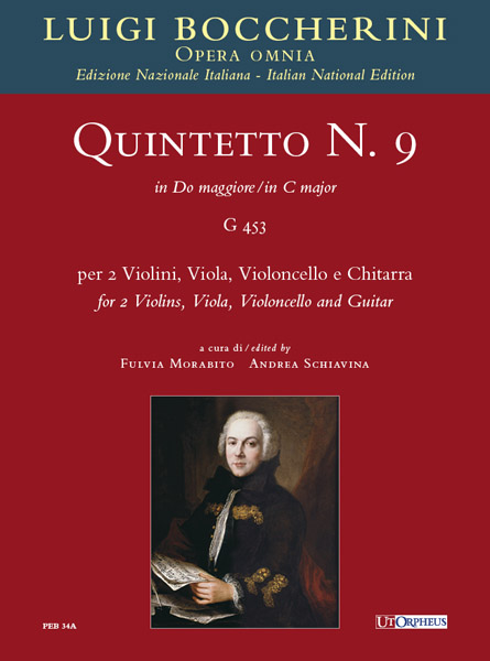 BOCCHERINI L. - QUINTETO Nº9 DOM G453 PARTITURA