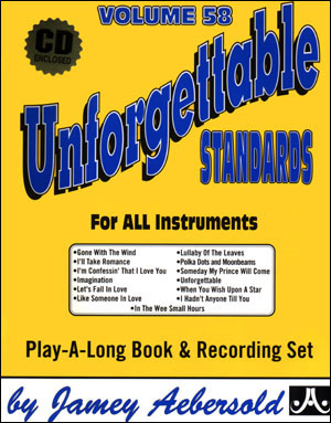 AEBERSOLD J. - UNFORGETTABLE STANDARDS V.58 CD