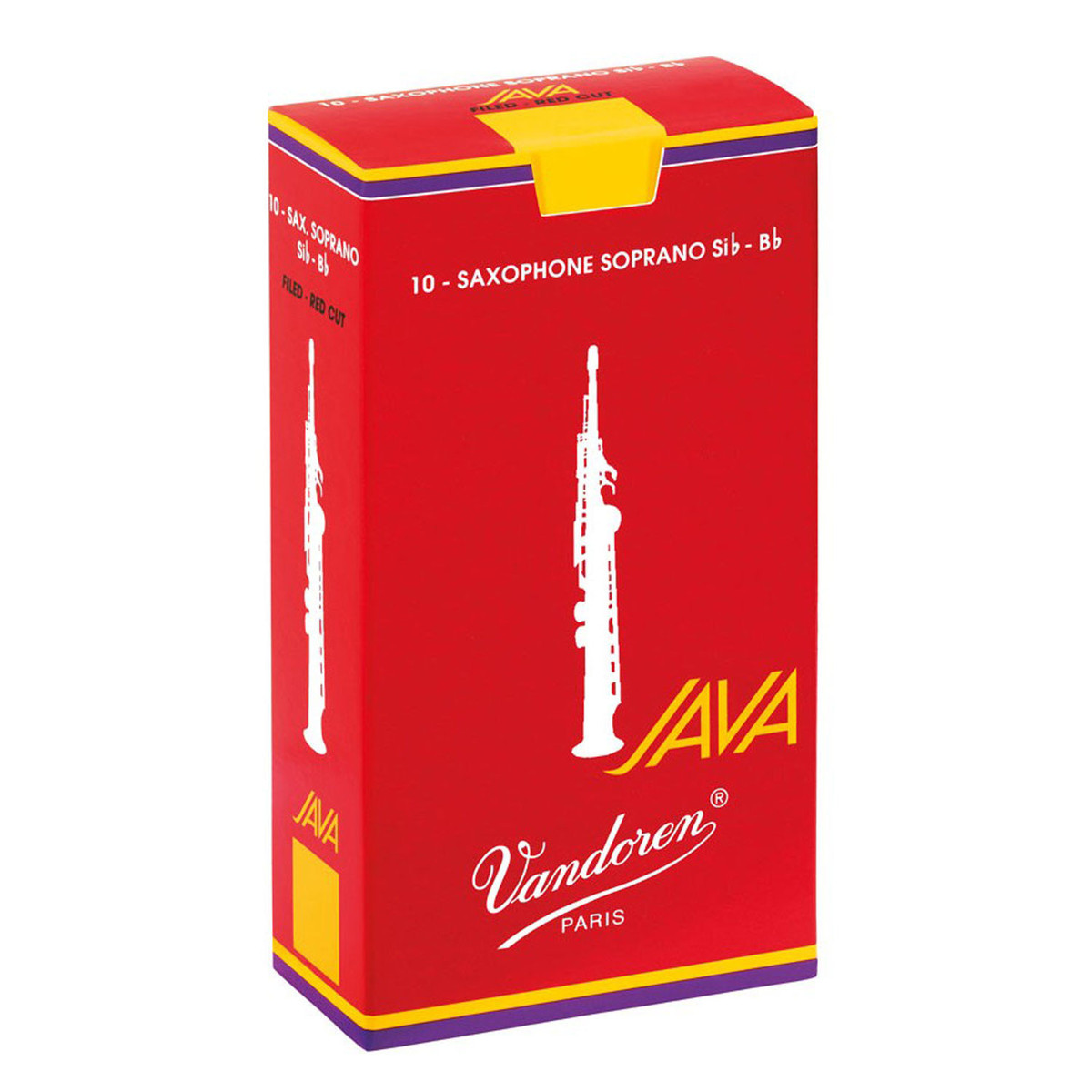 CAÑA SAX SOPRANO - VANDOREN JAVA ROJA  Nº3