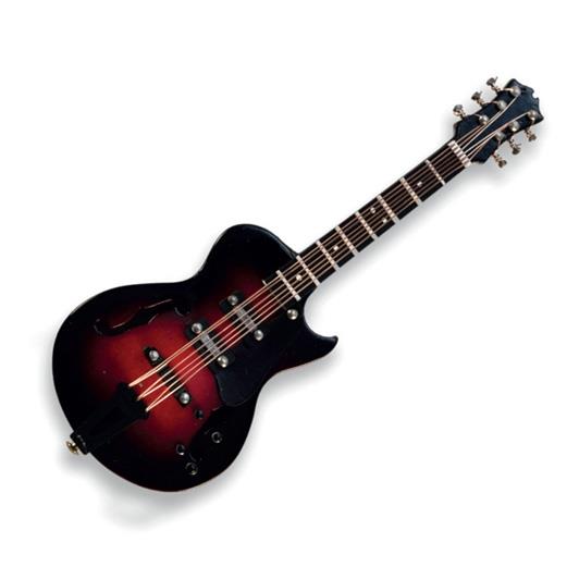 REGALO - PIN MINIATURA VIENA WORLD - GUITARRA ELECTRICA RED/ BLACK