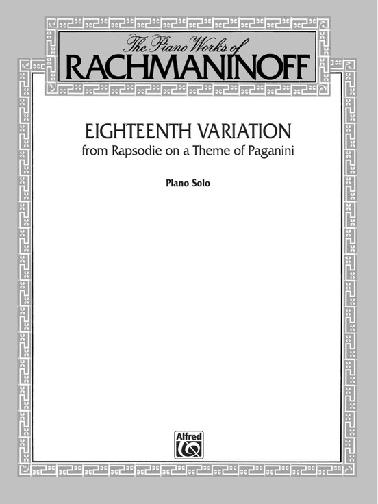 RACHMANINOFF S. - VARIACIONES DE LA RAPSODIA TEMA PAGANINI -