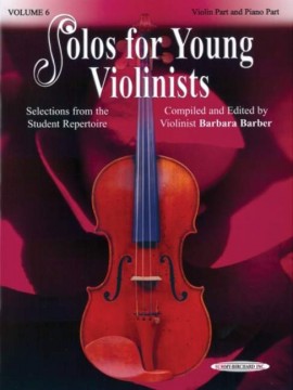 BARBER - SOLOS FOR YOUNG VIOLINIST V.6 - (V/P)