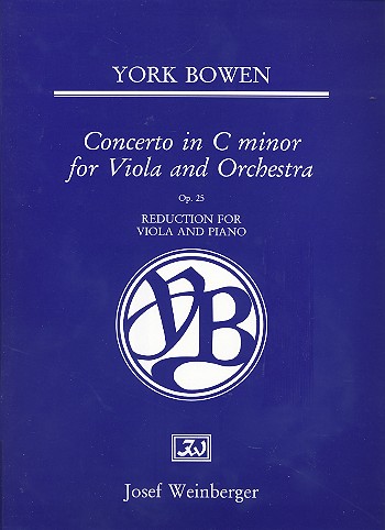 BOWEN Y. - CONCIERTO VIOLA DO m OP.25- VIOLA Y PIANO