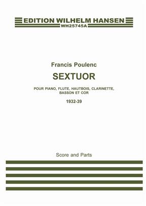 POULENC F. - SEXTETO (SC+PT)  FL/OB/CL/FG/TRP -