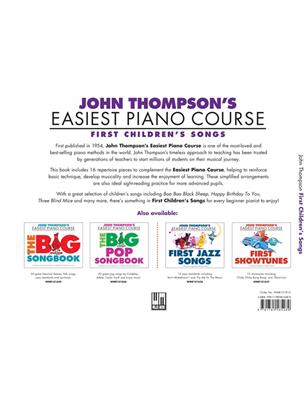 THOMPSON J. - EASIET PIANO COURSE (FIRST CHILDRENS SONGS)