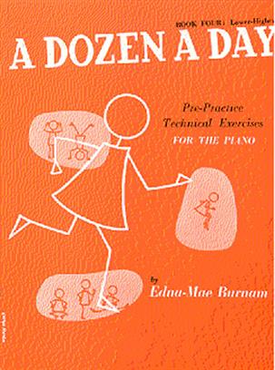 BURNAM E.M. -A  DOZEN A DAY BOOK 4 (INGLES) -