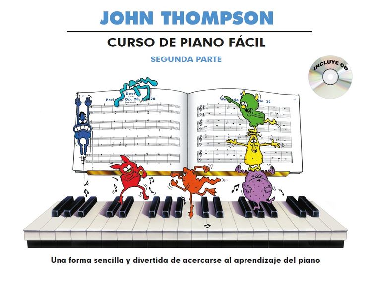 THOMPSON J. - CURSO PIANO FACIL V.2 (DESCARGABLE) (ESPAÑOL)