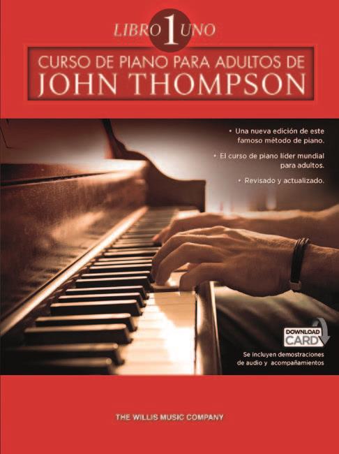 THOMPSON J. - CURSO DE PIANO ADULTOS V.1 (ESPAÑOL) +AUDIO DESCARGABLE