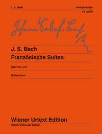 BACH J.S. - SUITES FRANCESAS URTEXT - BWV.812-817