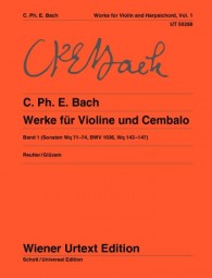 BACH C. P.E - OBRAS VIOLIN Y CLAVICHEMBALO V.1