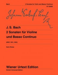 BACH J.S. - SONATAS (2) VIOLIN - BWV.1021-1023