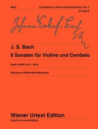 BACH J.S. - SONATAS V.2 (4-6) (6) - BWV.1017-1019 -VIOLIN Y PIANO-