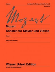 MOZART W.A. - SONATAS VIOLIN V.3 URTEXT -