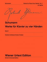 SCHUMANN R. - OBRAS V.1 PIANO 4 MANOS   URTEXT