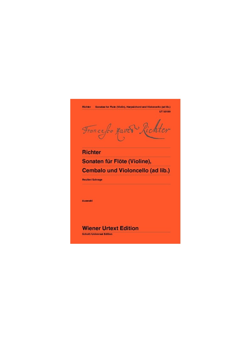 RICHTER F.X - SONATAS (FLAUTA o VIOLIN Y PIANO URTEXT