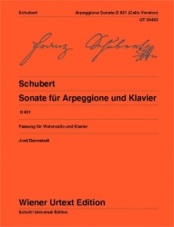 SCHUBERT F. - SONATA ARPEGGIONE VIOLONCHELO URTEXT