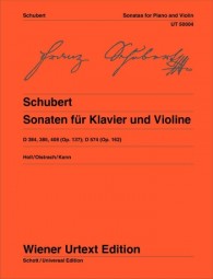 SCHUBERT F. - SONATA (sonatina) VIOLIN Nº2 LA m D.385 URTEXT - OP.137
