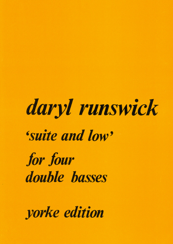 RUNSWICK D. - SUINTE AND LOW - 4 CONTRABAJOS