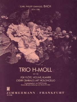 BACH C-P.E - TRIO SI m WV 143 (FL/V/P)