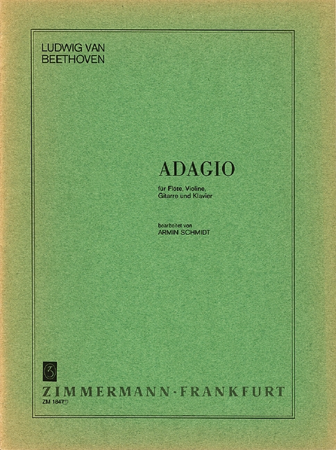BEETHOVEN L.V. - ADAGIO (FL/VL/GUI./P)