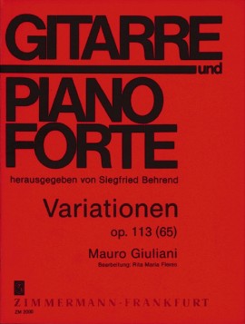 GIULIANI M. - VARIACIONES OP.113 GUITARRA Y PIANO