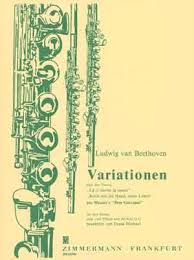 BEETHOVEN L.V. - VARIACIONES MOZART 3 FLAUTAS
