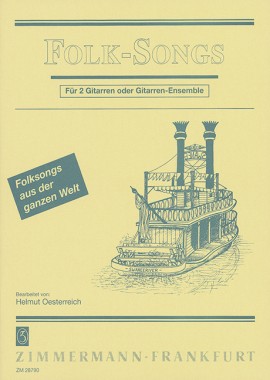 OESTERREICH H. - FOLK-SONGS 2 GUITARRAS O ENSEMBLE