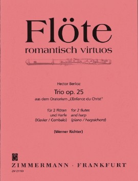 BERLIOZ H. - TRIO  OP.25   2FL/ARP - OP.25