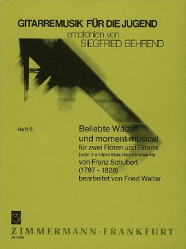 SCHUBERT F. - VALS Y MOMENTO MUSICAL     (2FL/G) -