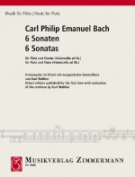 BACH C.P.E. - SONATAS (6) URTEXT -FLAUTA Y PIANO