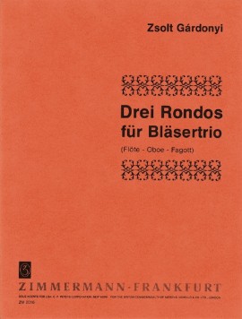 GARDONYI Z. - RONDOS (3) (PT)    FL/OB/FG -