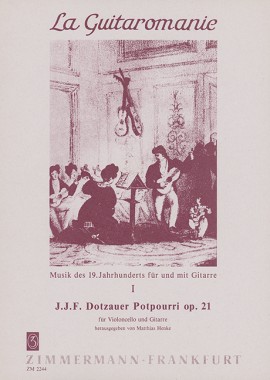 DOTZAUER J.J.F. - POTPOURRI OP.21 (VC/G)