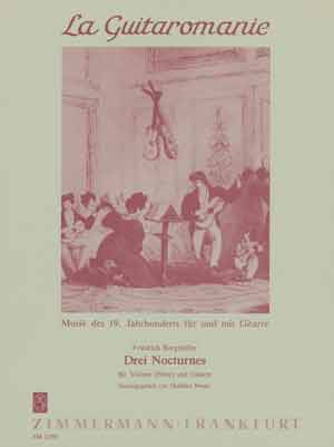 BURGMULLER F. - NOCTURNOS (3) VIOLIN ( o FLAUTA)  Y GUITARRA