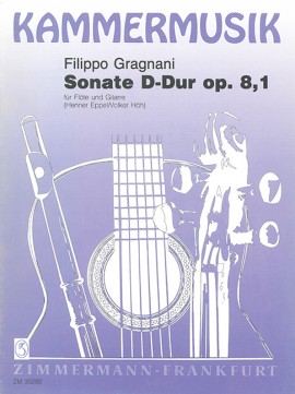 GRAGNANI F. - SONATA REM OP.8,1 FLAUTA Y GUITARRA