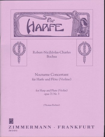 BOCHSA R. - NOCTURNO CONCERTANTE OP.71 N.3 ARPA Y FLAUTA
